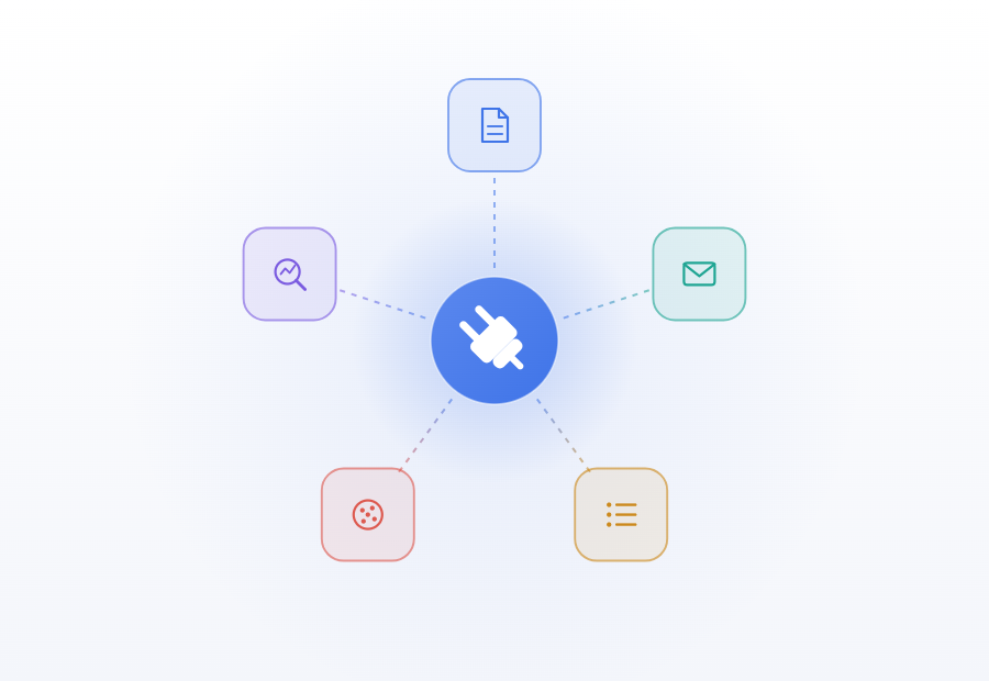 Minimal core, maximally extensible plugins